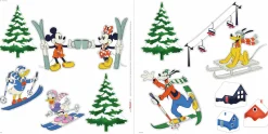 Komar Fototapete »Fenstersticker - Disney Mickey Mouse Snowland - Größe 30 x 30 cm« Motiv | bedruckt glatt