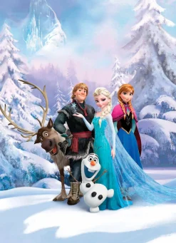Komar Fototapete »Frozen Winter Land - Größe 184 x 254 cm« bedruckt glatt Kinderzimmer