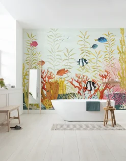 Komar Fototapete »Komar Vlies Fototapete - Coral World - Größe 350 x 250 cm« bedruckt glatt