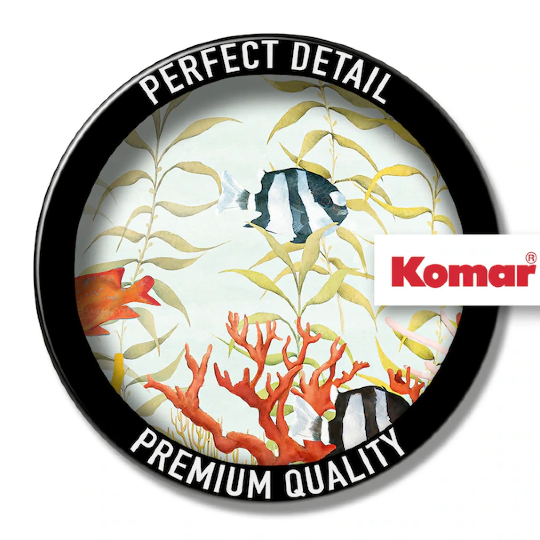 Komar Fototapete »Komar Vlies Fototapete - Coral World - Größe 350 x 250 cm« bedruckt glatt