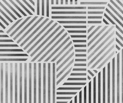 Komar Fototapete »Komar Vlies Fototapete - Jeux de Lignes - Größe 300 x 250 cm« bedruckt glatt