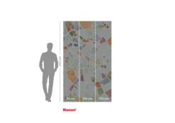 Komar Fototapete »Komar Vlies Fototapete - City Map - Größe 150 x 250 cm« bedruckt glatt