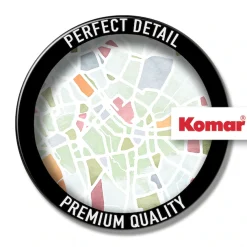 Komar Fototapete »Komar Vlies Fototapete - City Map - Größe 150 x 250 cm« bedruckt glatt