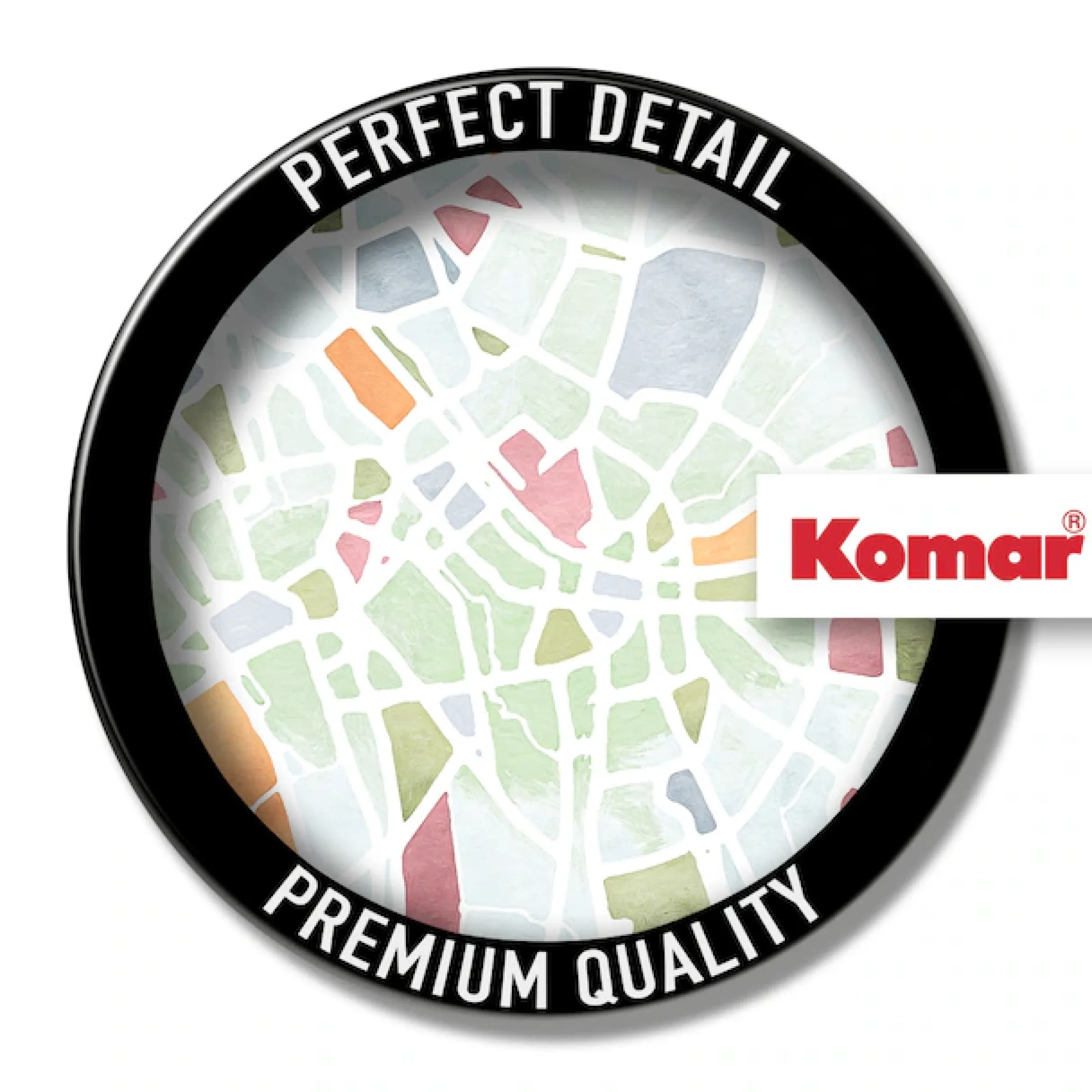 Komar Fototapete »Komar Vlies Fototapete - City Map - Größe 150 x 250 cm« bedruckt glatt