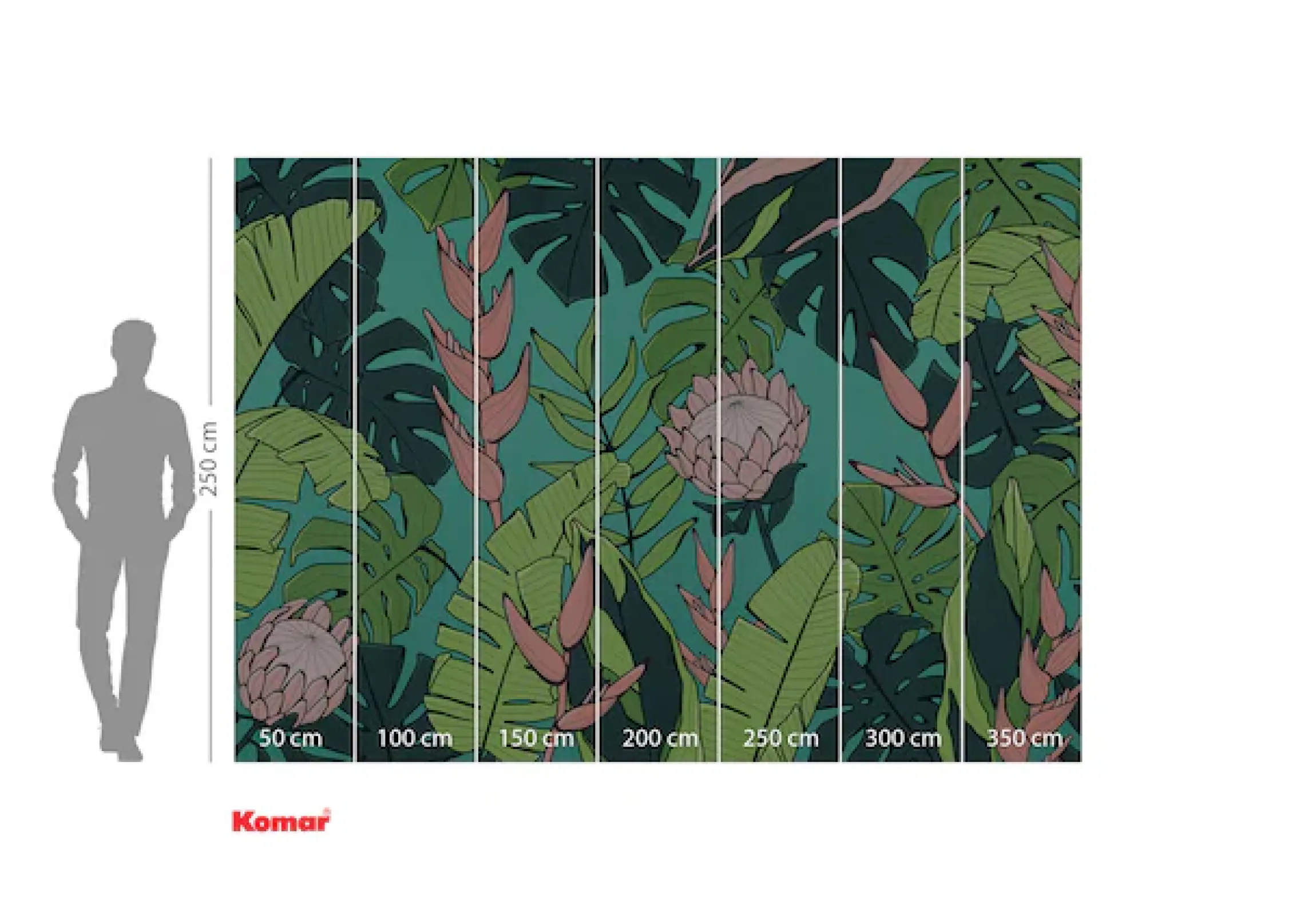 Komar Fototapete »Komar Vlies Fototapete - Revival - Größe 350 x 250 cm« bedruckt glatt