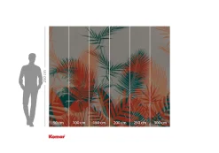 Komar Fototapete »Komar Vlies Fototapete - Tropical Trip - Größe 300 x 250 cm« bedruckt glatt
