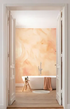 Komar Fototapete »Komar Vlies Fototapete - Candy Peach - Größe 400 x 250 cm« bedruckt glatt