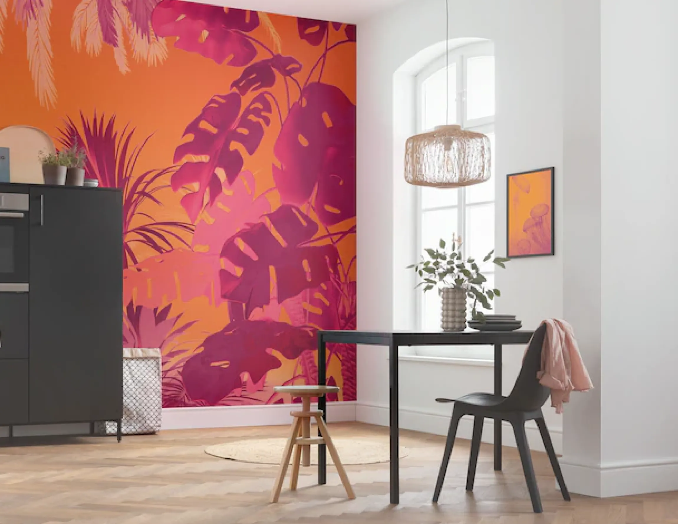 Komar Fototapete »Komar Vlies Fototapete - Funky Jungle - Größe 250 x 250 cm« bedruckt glatt