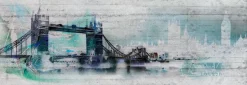 Komar Fototapete »London - Größe 368 x 127 cm« bedruckt glatt Wohnzimmer, Schlafzimmer