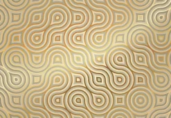 Komar Fototapete »Meander - Größe 368 x 254 cm« bedruckt glatt Wohnzimmer, Schlafzimmer