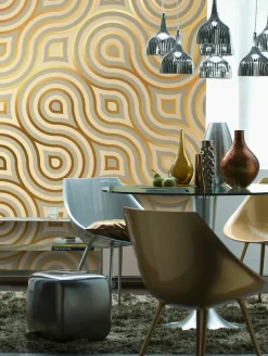 Komar Fototapete »Meander - Größe 368 x 254 cm« bedruckt glatt Wohnzimmer, Schlafzimmer