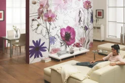 Komar Fototapete »Purple - Größe 368 x 254 cm« bedruckt glatt Wohnzimmer, Schlafzimmer