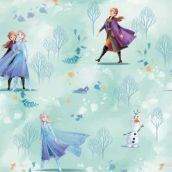 Komar Fototapete »Rapport Tapete - Frozen Fresh Breeze - Größe 53 x 1005 cm« bedruckt glatt Wohnzimmer, Schlafzimmer