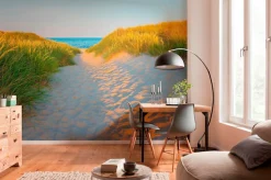 Komar Fototapete »Sandy Path - Größe 368 x 254 cm« bedruckt glatt Wohnzimmer, Schlafzimmer