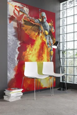 Komar Fototapete »STAR WARS Boba Fett - Größe 184 x 254 cm« bedruckt glatt Kinderzimmer