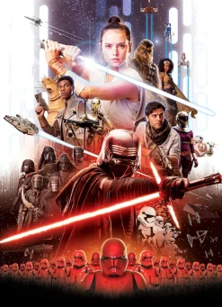 Komar Fototapete »STAR WARS EP9 Movie Poster Rey - Größe 184 x 254 cm« bedruckt glatt Kinderzimmer
