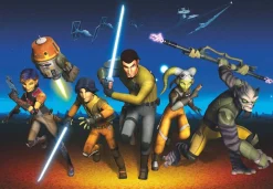 Komar Fototapete »STAR WARS Rebels Run - Größe 368 x 254 cm« bedruckt glatt Kinderzimmer