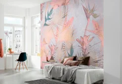Komar Fototapete »Tropical Concrete - Größe 368 x 254 cm« bedruckt glatt Wohnzimmer, Schlafzimmer
