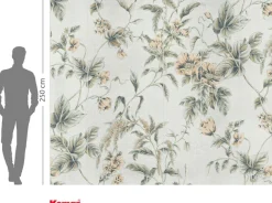 Komar Fototapete »Vlies Fototapete - Peachy Flora - Größe 300 x 250 cm« Motiv | bedruckt glatt