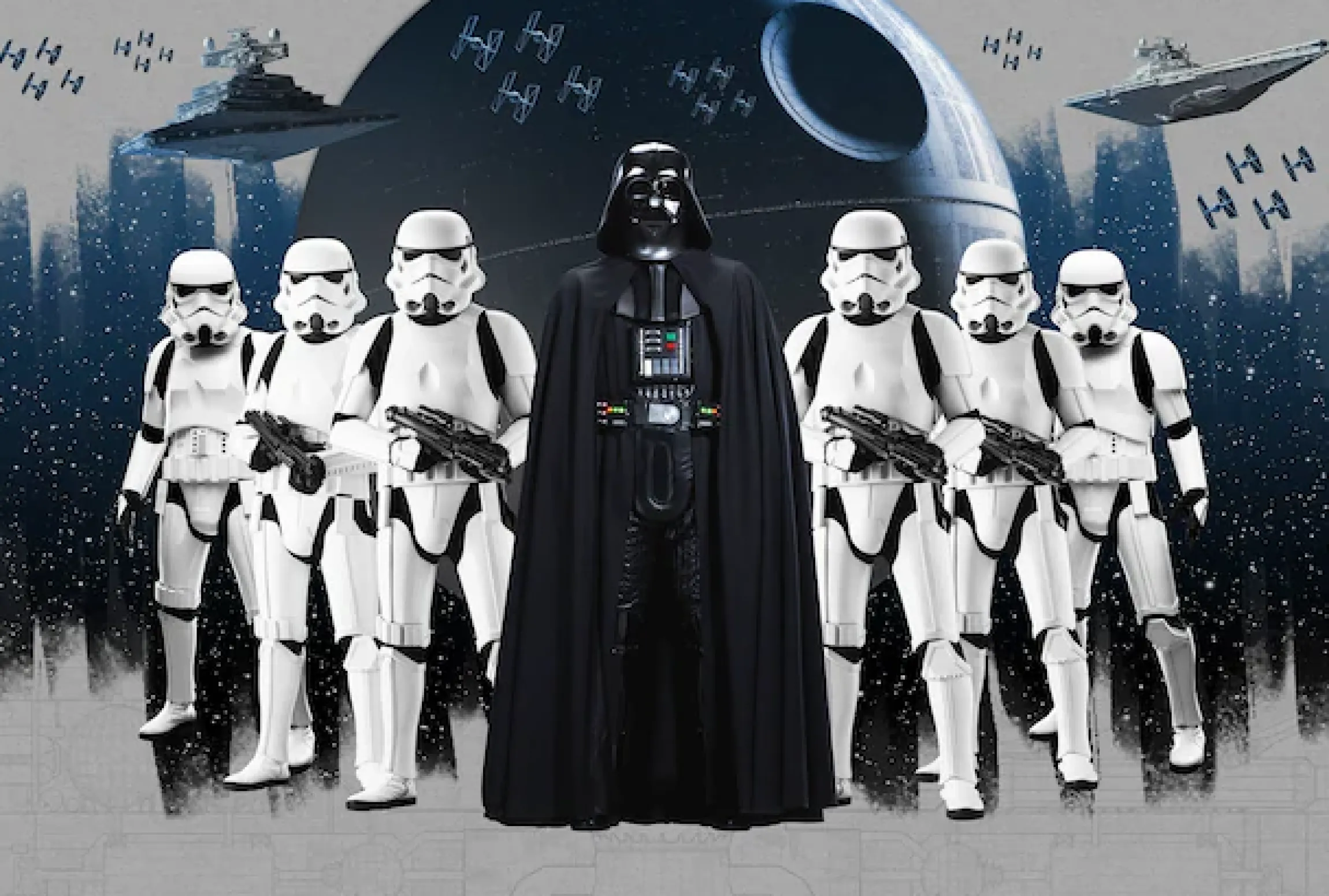 Komar Fototapete »Vlies Fototapete - STAR WARS The Dark Side - Größe 368 x 248 cm« Motiv | bedruckt glatt