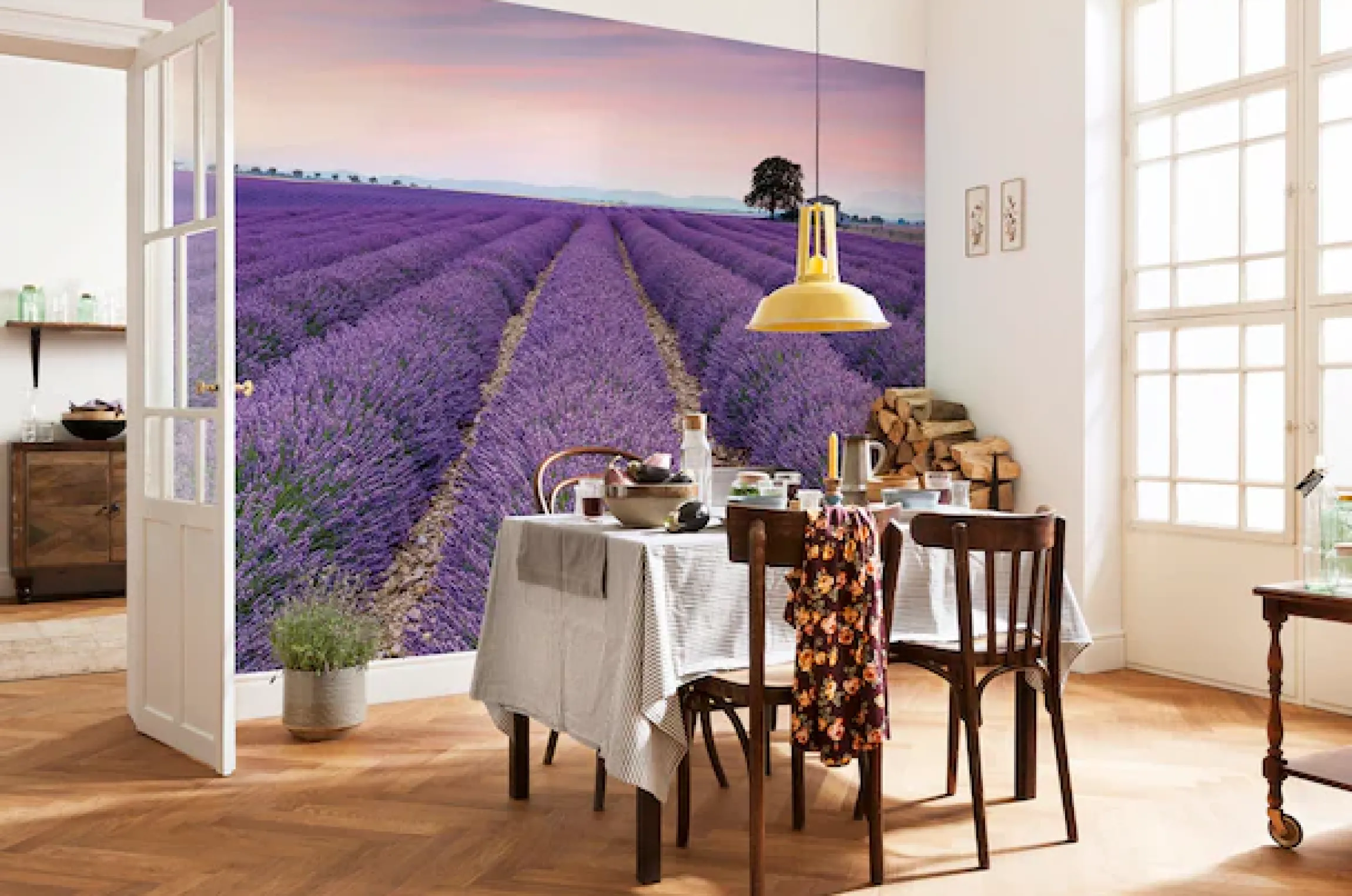 Komar Fototapete »Vlies Fototapete - Provence - Größe 400 x 260 cm« Motiv | bedruckt glatt