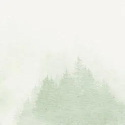 Komar Fototapete »Vlies Fototapete - Blurry Woods - Größe 350 x 250 cm« Motiv | bedruckt glatt