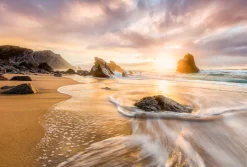 Komar Fototapete »Vlies Fototapete - Rising Sun - Größe 368 x 248 cm« Motiv | bedruckt glatt