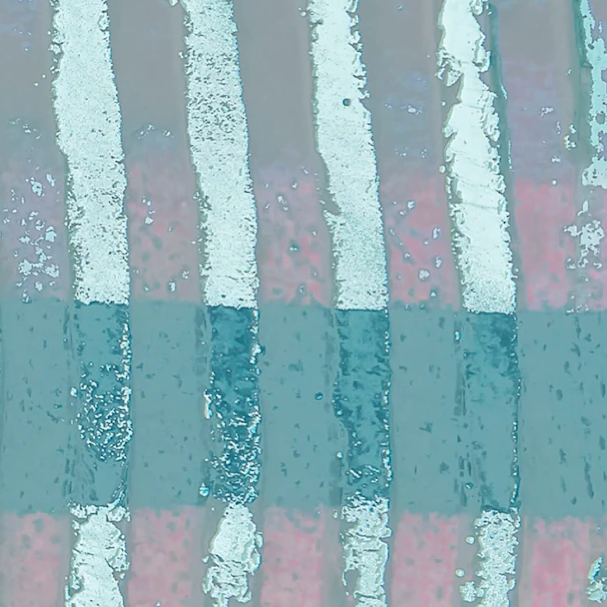 Komar Fototapete »Vlies Fototapete - Lines Mellow grey-bleu - Größe 500 x 280 cm« Motiv | bedruckt glatt