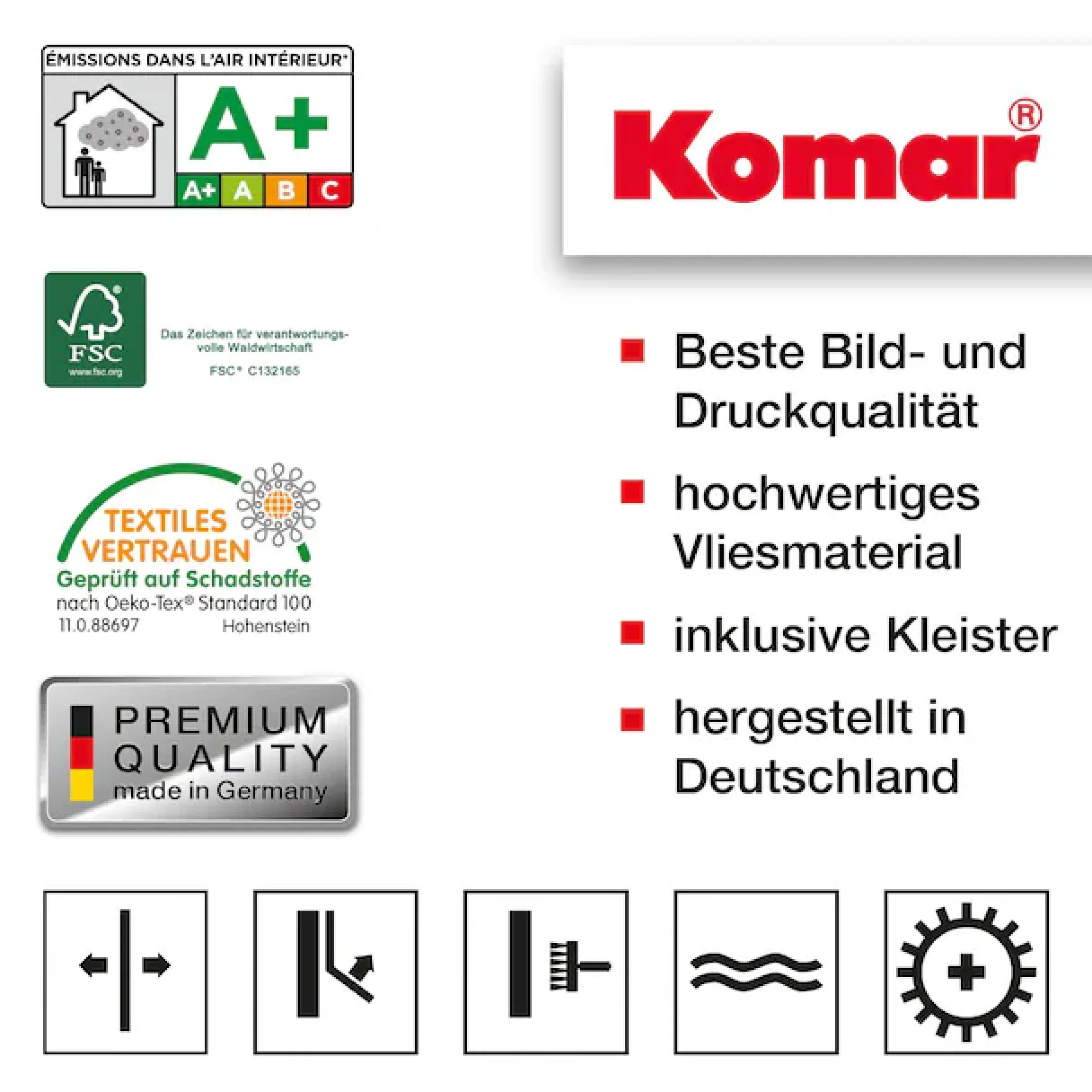 Komar Fototapete »Vlies Fototapete - Sunshine - Größe 300 x 250 cm« Motiv | bedruckt glatt