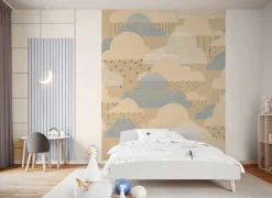Komar Fototapete »Vlies Fototapete - Happy Clouds - Größe 200 x 250 cm« Motiv | bedruckt glatt