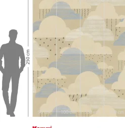 Komar Fototapete »Vlies Fototapete - Happy Clouds - Größe 200 x 250 cm« Motiv | bedruckt glatt