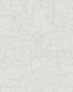 Komar Fototapete »Vlies Fototapete - Doodle Factory - Größe 200 x 250 cm« Motiv | bedruckt glatt