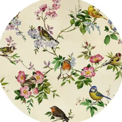 Komar Fototapete »Vlies selbstklebend - Bird Party - Größe 125 x 125 cm« bedruckt glatt Wohnzimmer, Schlafzimmer