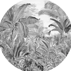 Komar Fototapete »Vlies selbstklebend - Wild Woods - Größe 125 x 125 cm« bedruckt glatt Wohnzimmer, Schlafzimmer