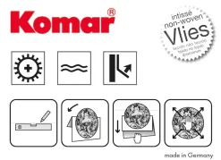 Komar Fototapete »Vlies selbstklebend - Wild Woods - Größe 125 x 125 cm« bedruckt glatt Wohnzimmer, Schlafzimmer