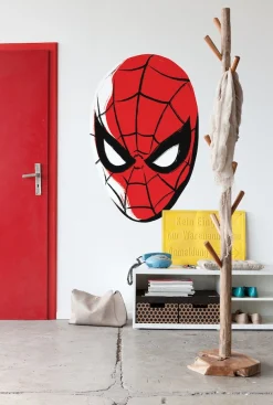 Komar Fototapete »Wandtattoo - Spider-Man Headshot - Größe 125 x 125 cm« Comic | bedruckt glatt