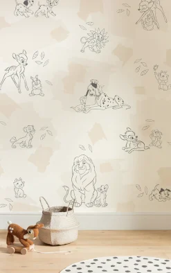 Komar Kindertapete »Disney Animals« bedruckt glatt