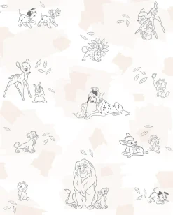 Komar Kindertapete »Disney Animals« bedruckt glatt