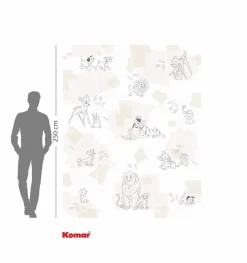 Komar Kindertapete »Disney Animals« bedruckt glatt