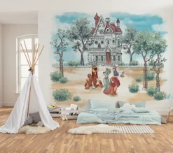 Komar Kindertapete »Disney Lady and the Tramp Sweet Home« bedruckt glatt