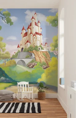 Komar Kindertapete »Disney Princess Snow White Castle« bedruckt glatt