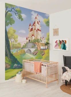 Komar Kindertapete »Disney Princess Snow White Castle« bedruckt glatt