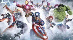 Komar Kindertapete »Marvel Avengers Strike« bedruckt glatt