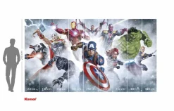 Komar Kindertapete »Marvel Avengers Strike« bedruckt glatt