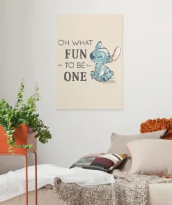 Komar Leinwandbild »Disney Lilo and Stitch Oh What Fun« Disney 1 Stk. tlg. 40 x 60 cm (Breite x Höhe) - Kinderzimmer, Dekoration