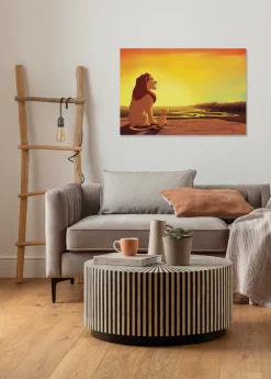 Komar Leinwandbild »Disney The Lion King Your Kingdom« Disney Set, 1 Stk. tlg. 90 x 60 cm (Breite x Höhe) - Kinderzimmer, Dekoration