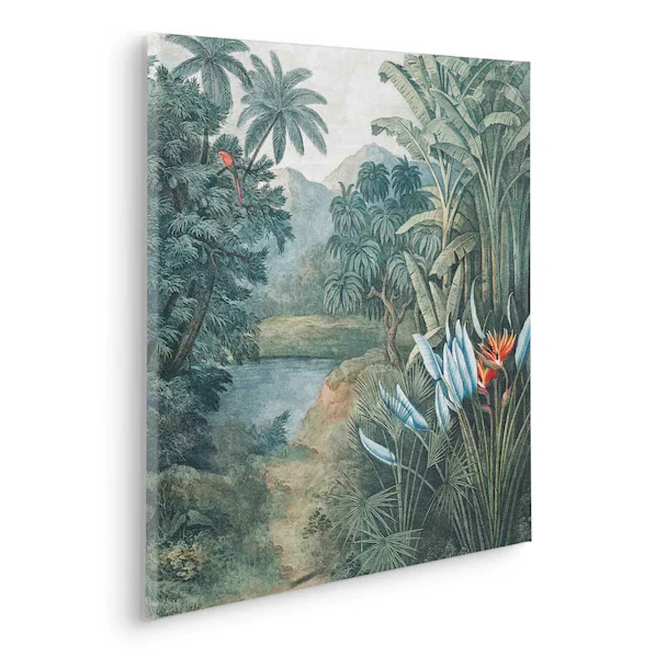 Komar Leinwandbild »Exotic Empire - Größe 60 x 60 cm« Natur 1 Stk. tlg. Keilrahmenbild mi Echtholzrahmen
