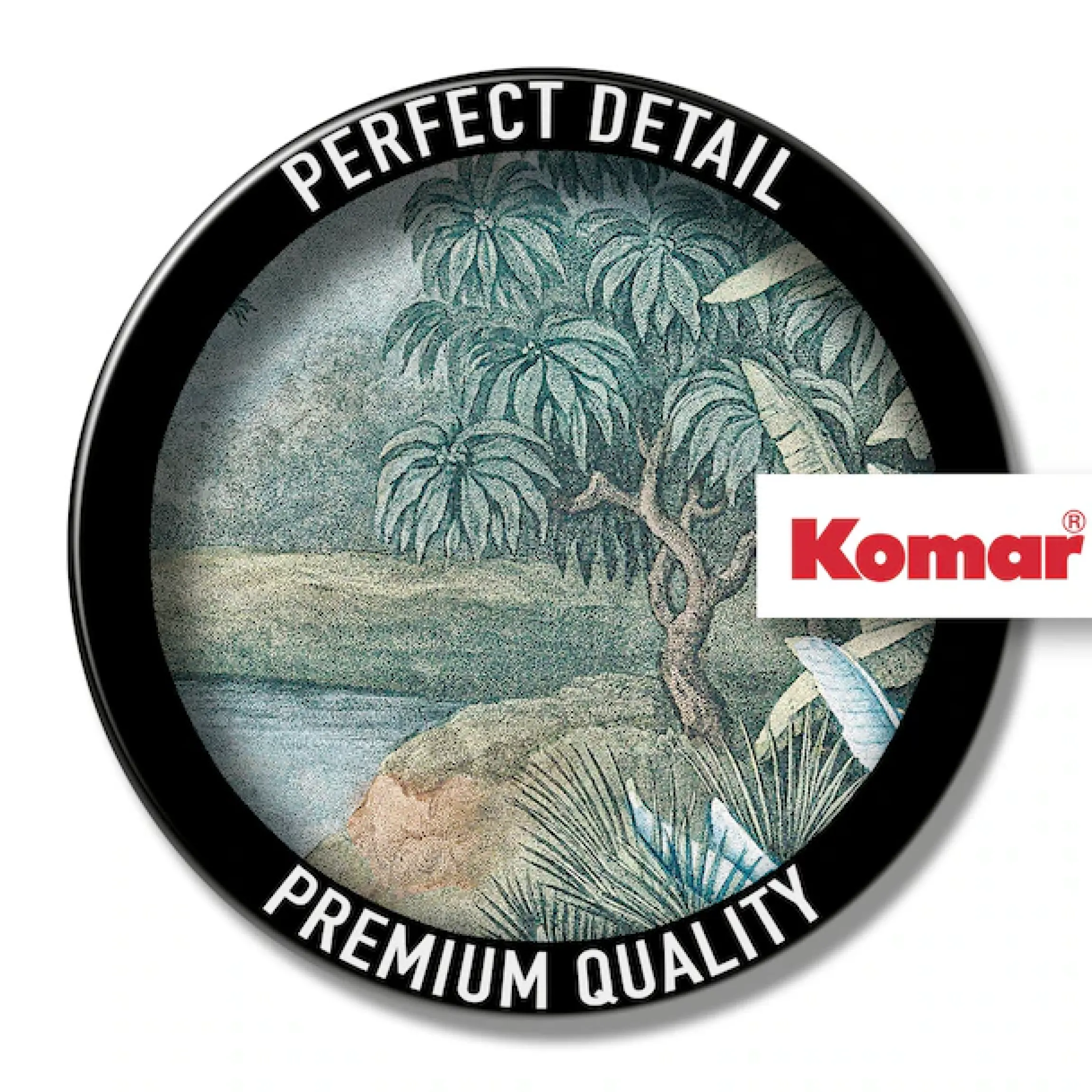 Komar Leinwandbild »Exotic Empire - Größe 60 x 60 cm« Natur 1 Stk. tlg. Keilrahmenbild mi Echtholzrahmen