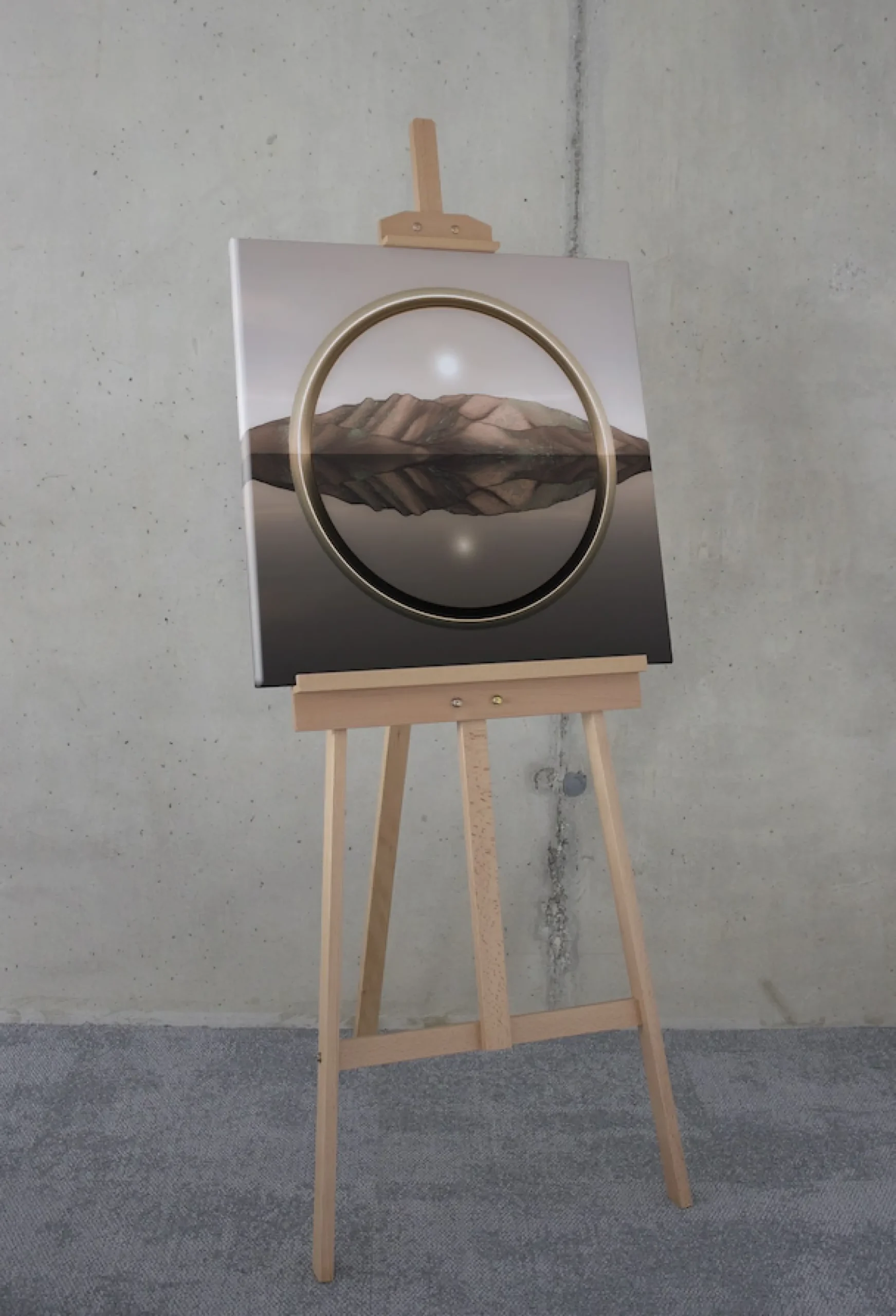Komar Leinwandbild »Grateful - Größe 60 x 60 cm« Natur 1 Stk. tlg. Keilrahmenbild mi Echtholzrahmen
