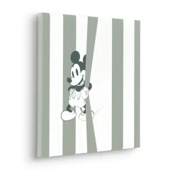 Komar Leinwandbild »Mickey Be Yourself - Größe 40 x 40 cm« Natur 1 Stk. tlg. Keilrahmenbild mi Echtholzrahmen